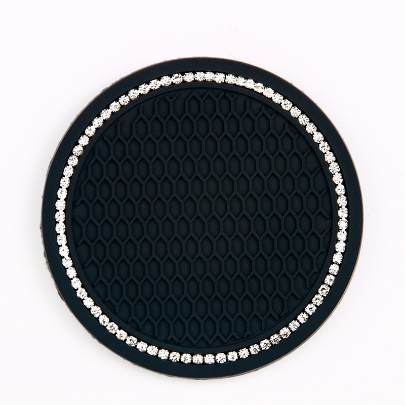 Car Cup Holder Diamond Mat