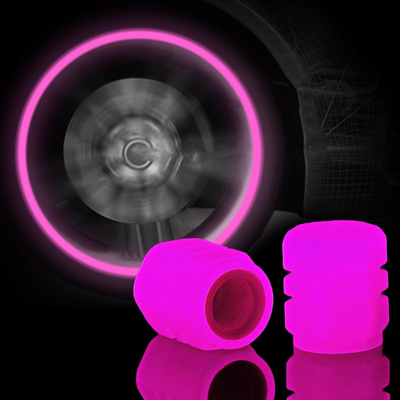 Luminous Tyre Valve Caps